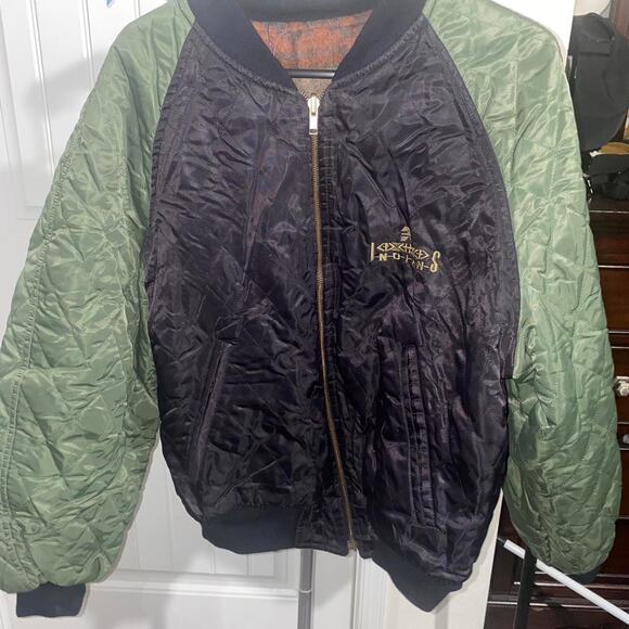 Vintage reversible indians zip up - Picture 1 of 4